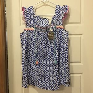 NWT Matilda Jane - Wandering Waters ladies top - L